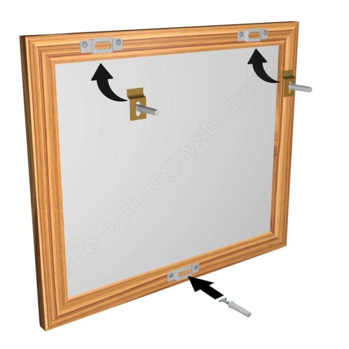 GeckoTeq Anti-Theft system for wooden frames
