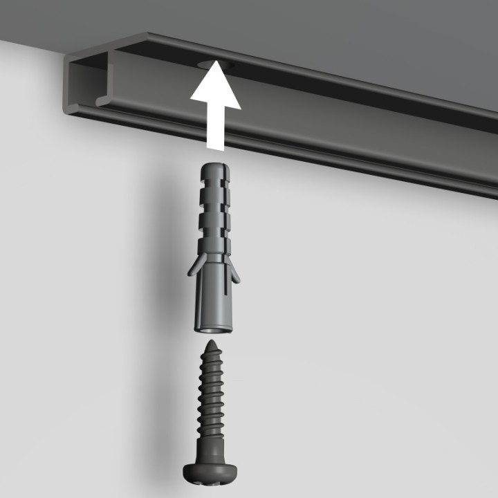 Artiteq Universele Top Rail Plug - 4mm