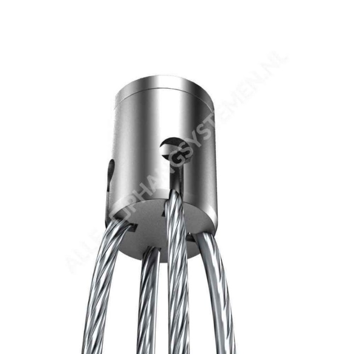 GeckoTeq - Self-locking wire clamp incl. wire divider - 20kg