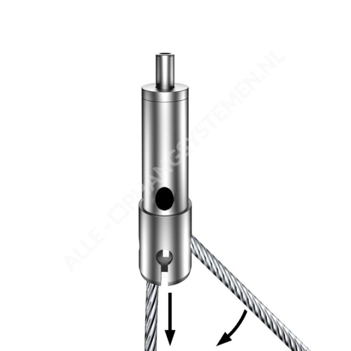 GeckoTeq - Self-locking wire clamp incl. wire divider - 20kg