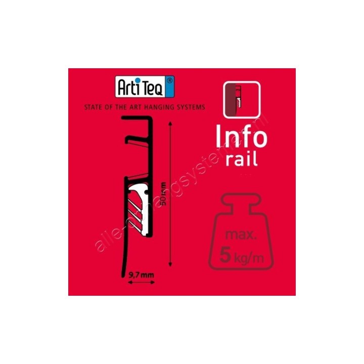 Artiteq Info Rail Magnetic - 200cm
