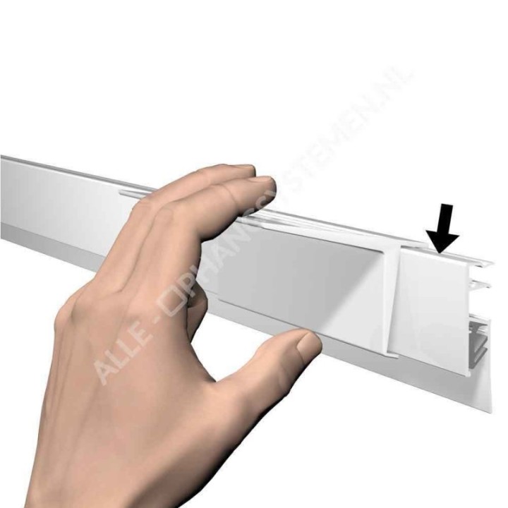 Artiteq Info Rail Support Clip - in 2 colours