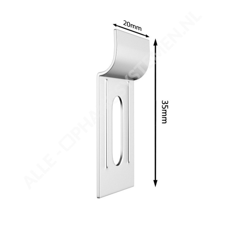 GeckoTeq Zelfklevende DiBond Glas Forex Spiegel Hanger- per 1