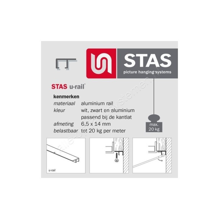STAS U-Rail Plafond