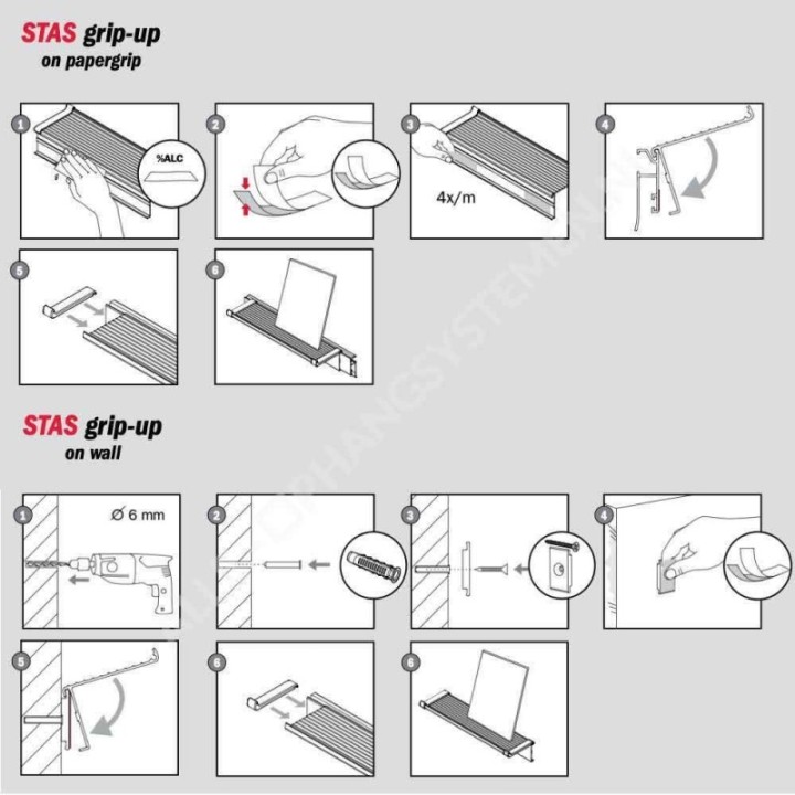 STAS Grip-Up HD Bonding Tape per 8 stuks