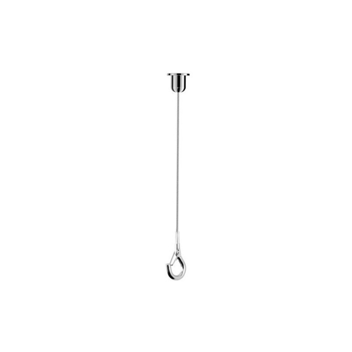 GeckoTeq 1,5mm staaldraad met veiligheidshaak - 200cm